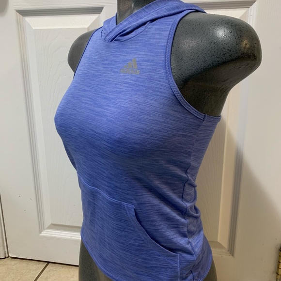 ADIDAS sleeveless hoodie tank top 🤩 - Picture 3 of 5